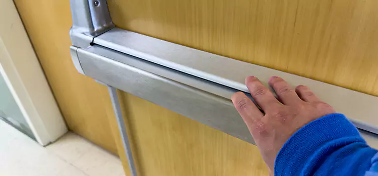 Installing a Push Bar on a Door Baldwin